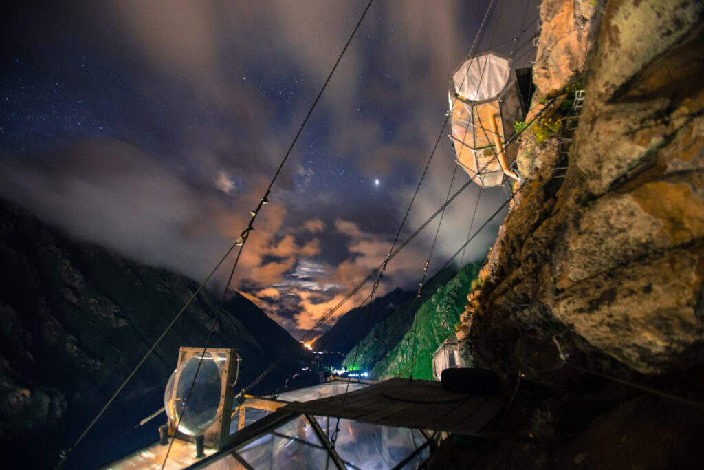 Clear Sleeping Pods Hanging Above Peru Have The Most Breathtaking Views